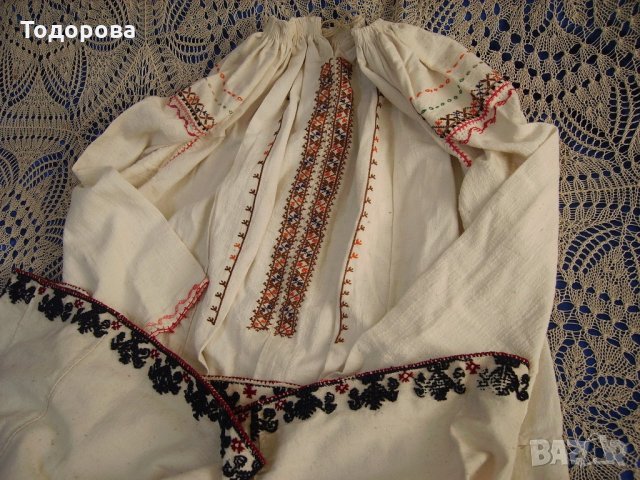 Автентична риза от Североизточна България, снимка 8 - Антикварни и старинни предмети - 21722679