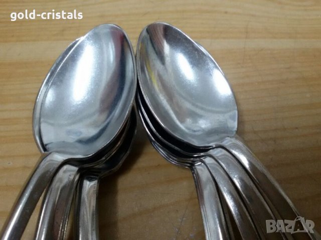  лъжички хром Силистра алпака неръждаеми, снимка 2 - Антикварни и старинни предмети - 25037490