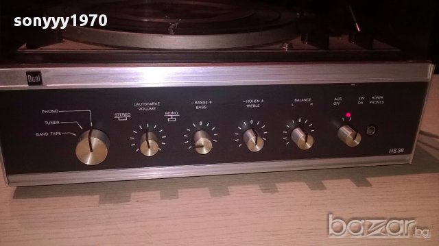 Dual type hs38 made in germany-ретро-внос швеицария, снимка 7 - Ресийвъри, усилватели, смесителни пултове - 15866874
