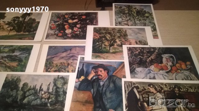 Paul cezanne-21/15см колекция от 16броя, снимка 6 - Антикварни и старинни предмети - 16196335