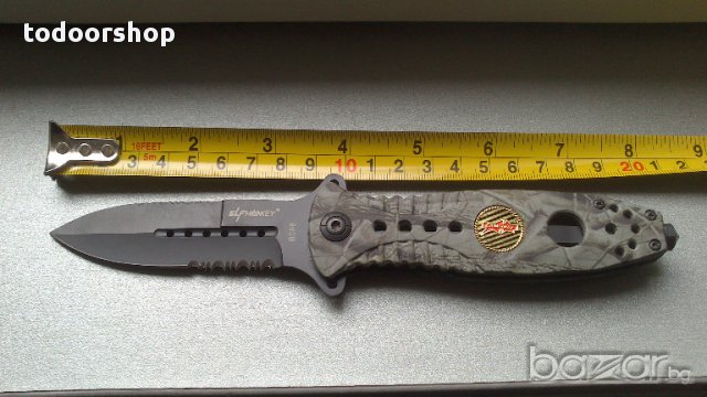 ТОП Продажба ELF MONKEY В096 Джобен сгъваем нож Tactical Knife Tool 56HRC 440C, снимка 4 - Ножове - 13607429