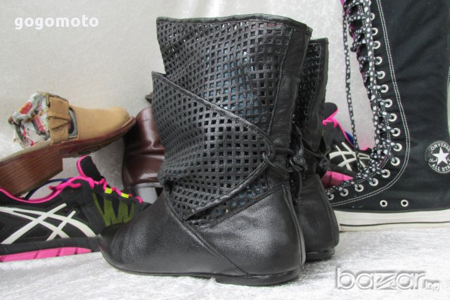 ЕСЕННИ, ПРОЛЕТНИ, летни дамски ботуши, 100% естествена кожа,N- 39, GOGOMOTO.BAZAR.BG, снимка 14 - Дамски ботуши - 16500520