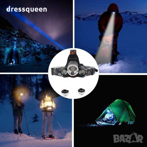 1868 Челник с 3диода1хT6 =2xCREE XPE, снимка 3 - Друга електроника - 23453020