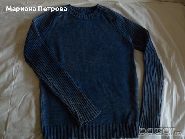 Мъжка памучна блуза, размер L, снимка 2 - Блузи - 19407881