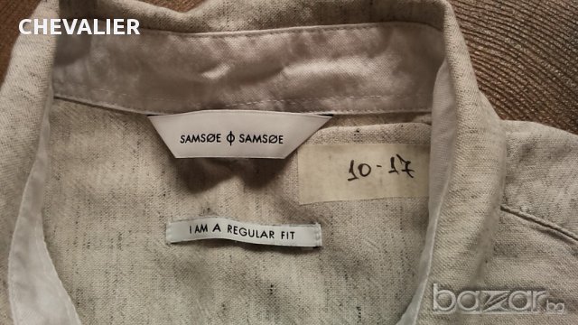 SAMSOE I SAMSOE размер L мъжка риза 10-17, снимка 4 - Ризи - 17749078