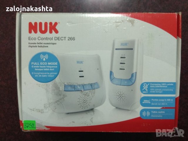 NUK Бебе фон Dect Eco Control , снимка 3 - Бебефони - 25471991