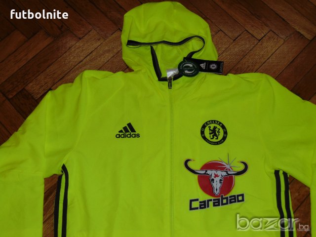  Уникален Тренировъчен Анцуг на Челси Адидас тесен Chelsea Training Tracksuit Adidas New , снимка 8 - Футбол - 21310786