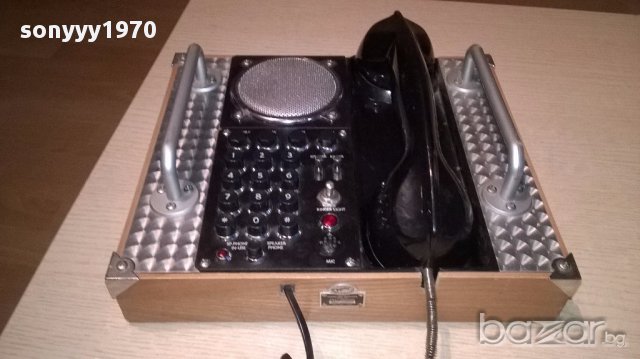 VINTAGE Hands-free telephone-new york-paris-ретро колекция-внос швеицария, снимка 4 - Антикварни и старинни предмети - 17747613