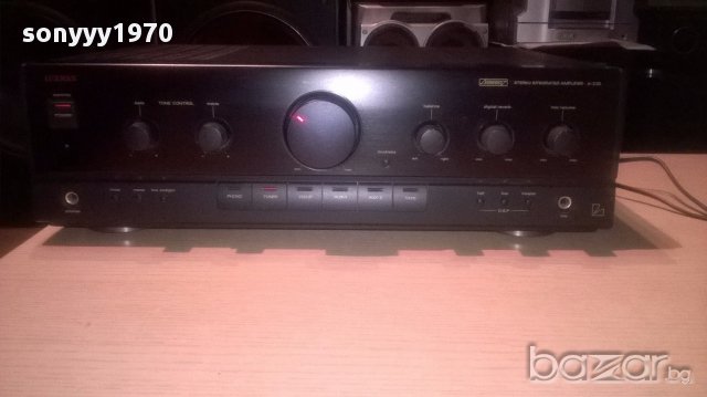 Luxman a-225 stereo ampli-made in japan-внос швеицария, снимка 5 - Ресийвъри, усилватели, смесителни пултове - 15084161