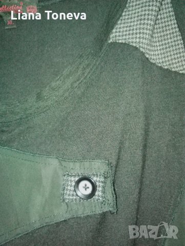 рокля в черно и тьмносиво, снимка 4 - Рокли - 25212906