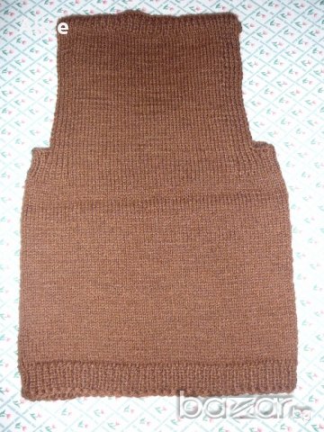 Ново плетено пуловерче, кафяво - ръст до 110 см, снимка 3 - Други - 19992577