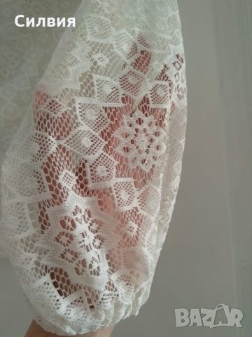 Дамска блуза дантела, снимка 8 - Тениски - 22088357