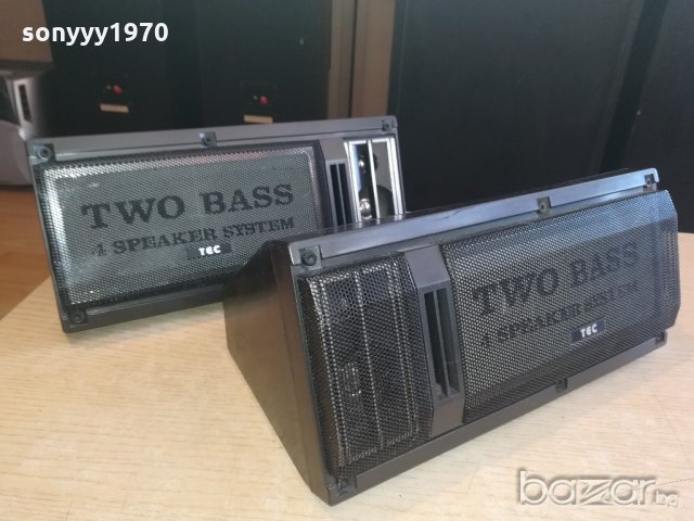 tec 8118al two bass-2x100w-28х15х13см-внос швеицария, снимка 5 - Тонколони - 20963608
