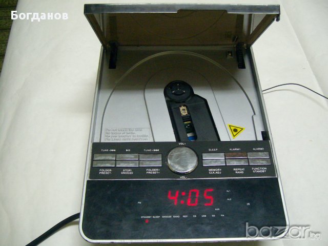 Clip Sonic CH1032 Радио,СД,Часовник-2 Аларми,USB,SD/SLEEP/AUX IN, снимка 3 - Радиокасетофони, транзистори - 15749719