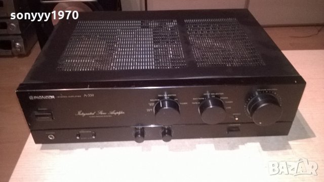pioneer a-339 stereo amplifier-made in japan-410w-внос швеицария, снимка 12 - Ресийвъри, усилватели, смесителни пултове - 21888400