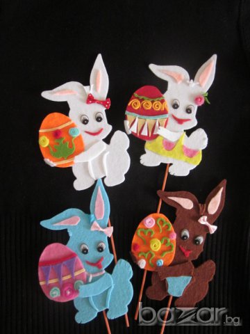 Зайчета от филц, снимка 5 - Други - 7881133