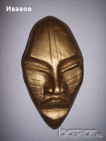 Африканска маска, снимка 1 - Декорация за дома - 16055977
