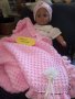 Бебешка пелена Розово облаче за новородени бебета, снимка 9