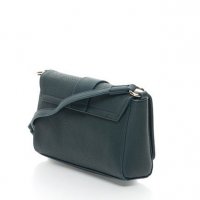 ПРОМО 🍊 VERSACE JEANS 🍊 Оригинална малка кожена чанта в тъмно зелено 15x20x5 см нова с етикети, снимка 5 - Чанти - 25089067