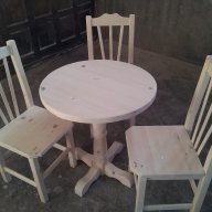 Кръгла маса и столове, снимка 6 - Маси - 17005023