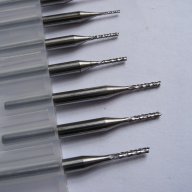 Фрезери цилиндрични Ф 0,6 - 1,5 мм твърдосплавни комплект за Дремел Dremel CNC, снимка 6 - Други инструменти - 17847368