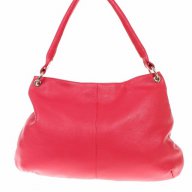 Кожена червена дамска чанта, естествена кожа, снимка 1 - Чанти - 13280656