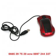 Мишка кола Порше - Червена, снимка 2 - Клавиатури и мишки - 12971826