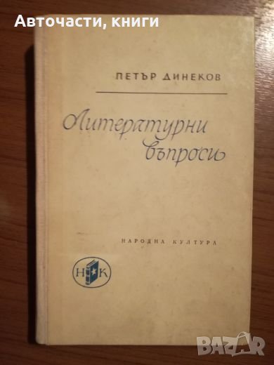 Петър Динеков - Литературни въпроси, снимка 1