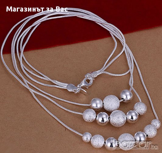 Нежно сребърно колие, снимка 1