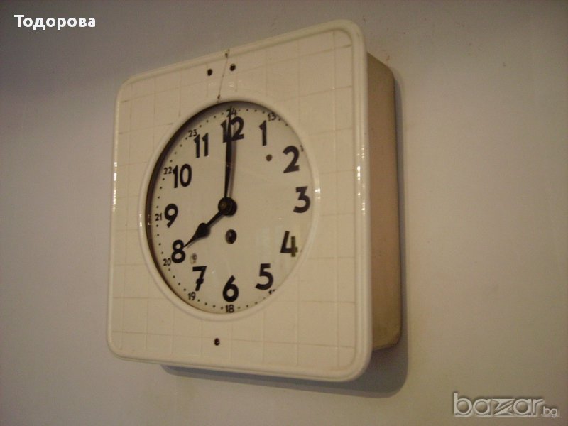 Стенен кухненски часовник Густав Бекер, снимка 1