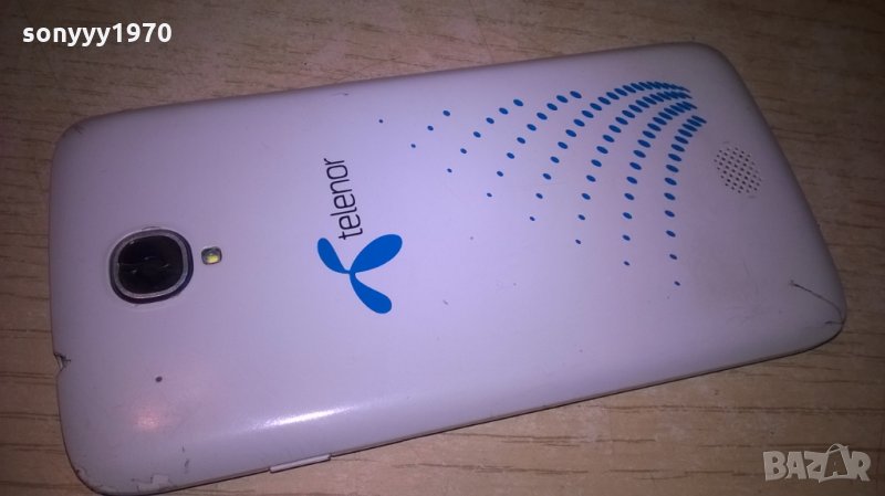 ПОРЪЧАН-telenor smart plus-за ремонт/части-с батерия, снимка 1
