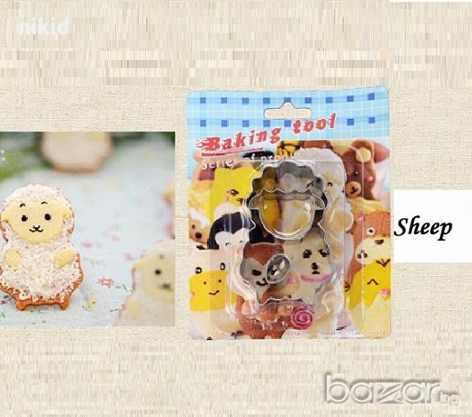 овца Агне с лице метална форма резец украса торта фондан сладки др.