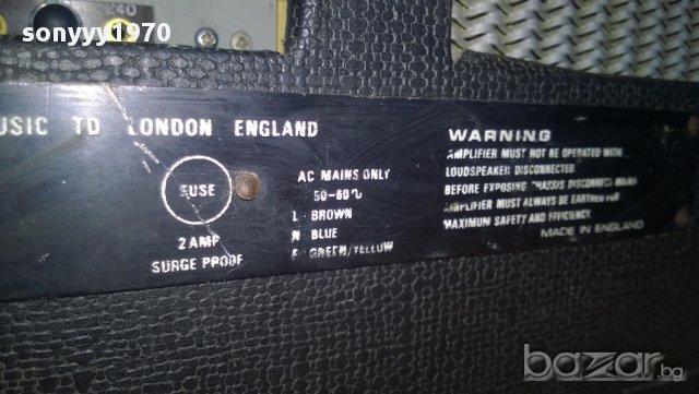 wem sl 100 amplifier-watkins electronic music ltd london england, снимка 15 - Ресийвъри, усилватели, смесителни пултове - 9352791