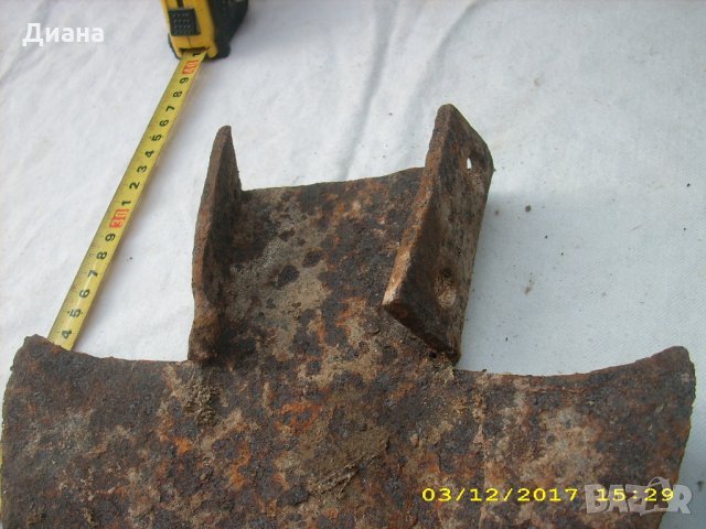 стар масивен кован лемиш , рало плуг , снимка 7 - Антикварни и старинни предмети - 22410143