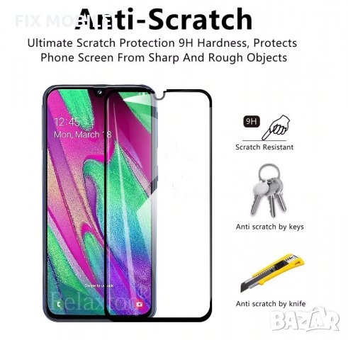 9D Стъклен протектор Samsung Galaxy A70, снимка 3 - Фолия, протектори - 25714532