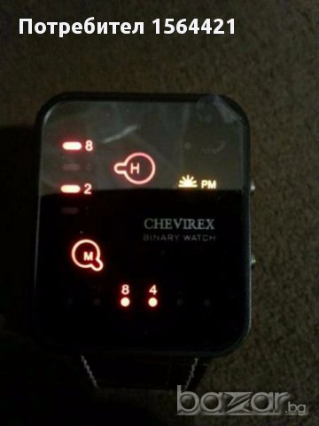 Бинарен, мъжки часовник, нов, немски Chevirex, внос от Германия, снимка 3 - Мъжки - 16686344