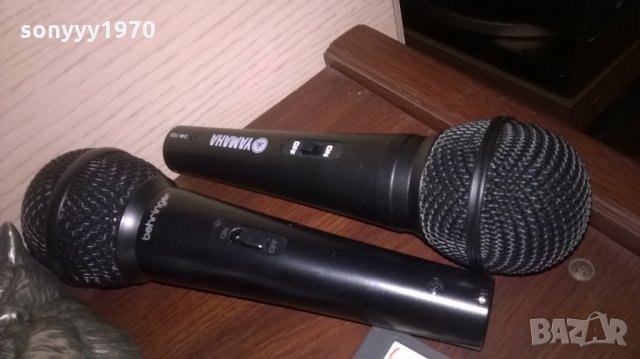 behringer & yamaha-profi mic-жични микрофони, снимка 5 - Микрофони - 23803808