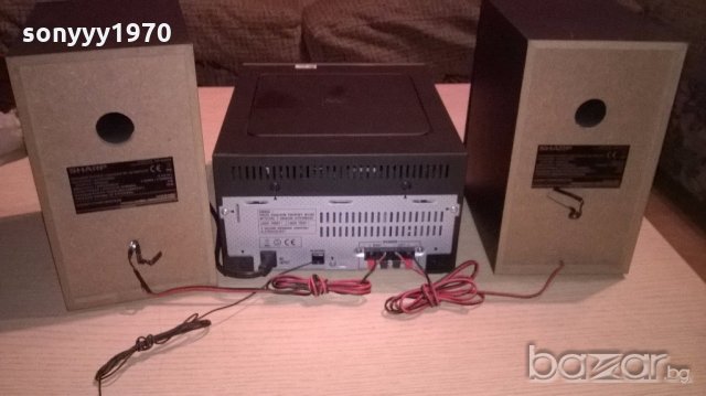 sharp usb/cd/tuner/ampli/aux+колони-внос швеицария, снимка 9 - Ресийвъри, усилватели, смесителни пултове - 18410763
