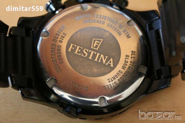 Часовник оригинален швейцарски Festina chronograf лимитирана серия, снимка 7 - Мъжки - 12802524