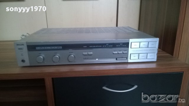 ★ █▬█ 0 ▀█▀ ★ philips f4234/00-stereo amplifier-230w-made in belgium-внос швеицария, снимка 4 - Ресийвъри, усилватели, смесителни пултове - 8939103