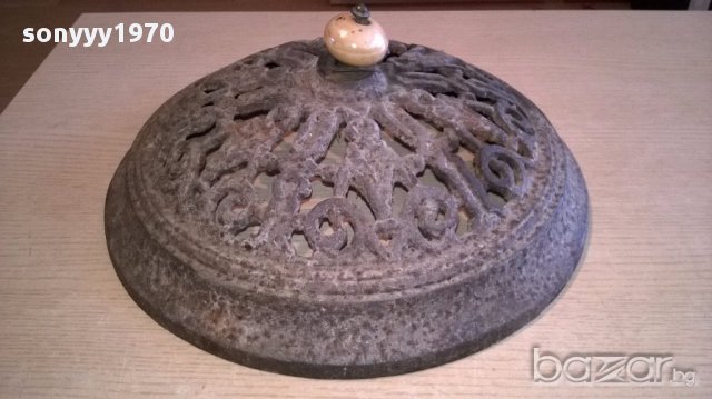 АНТИКА-Ретро колекция-метал/чугун-редка плетка-33х13см, снимка 8 - Антикварни и старинни предмети - 17734706