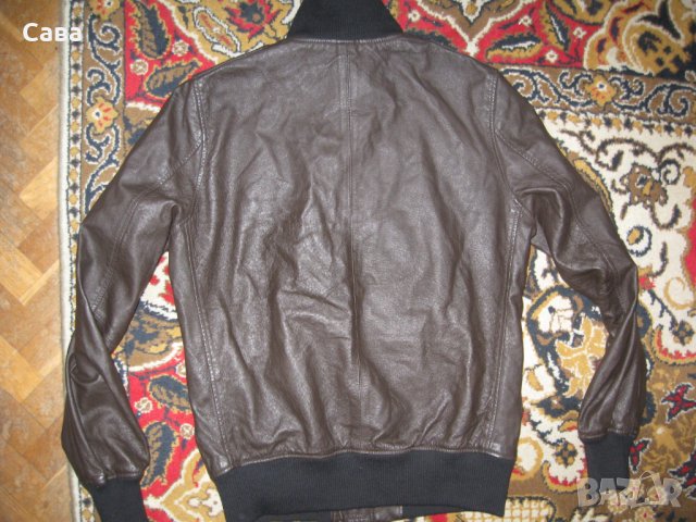 Кожено яке POCO LOCO   мъжко,С-М, снимка 3 - Якета - 23144443