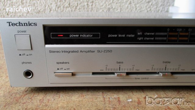 ★ █▬█ █ ▀█▀ ★ TECHNICS SU-Z250 – Сребрист красавец стерео усилвател от слим серията на фирмата. , снимка 3 - Ресийвъри, усилватели, смесителни пултове - 18991627