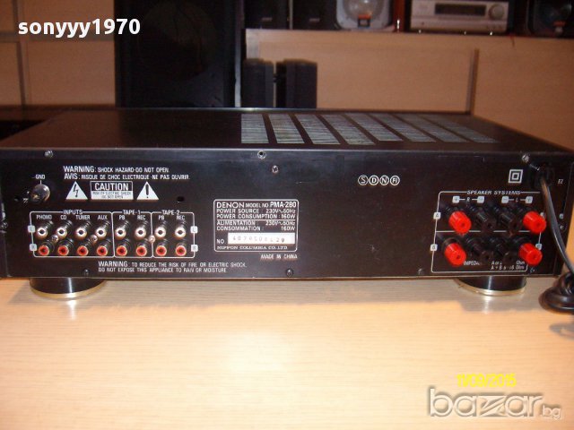 denon pma-280-stereo amplifier-внос швеицария, снимка 4 - Ресийвъри, усилватели, смесителни пултове - 11863422