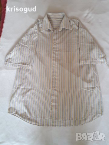 Качествена мъжка карирана риза за едър мъж, 100% памук., снимка 7 - Ризи - 25934258