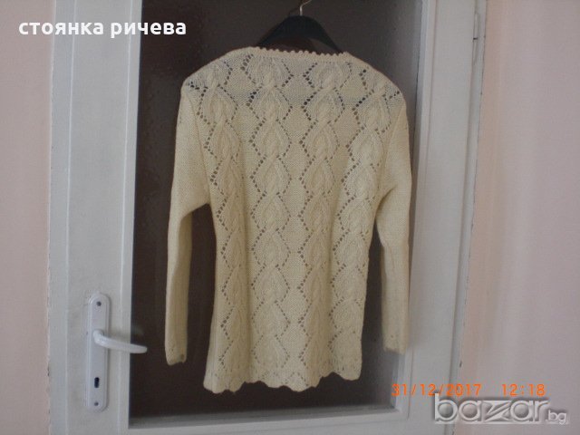 продавам нова дамска блуза  ръчна изработка, снимка 3 - Блузи с дълъг ръкав и пуловери - 20311517
