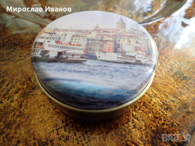 * Истанбул * - метална овална кутийка , снимка 2 - Колекции - 24745638