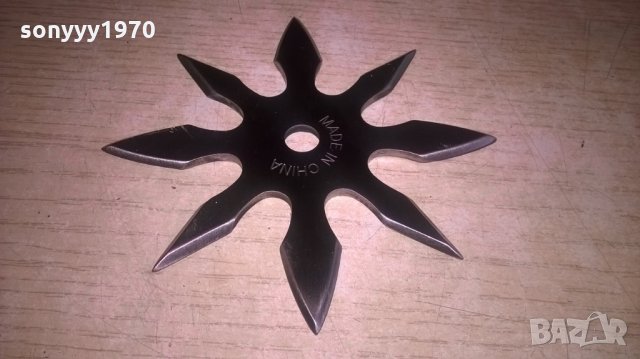 шурикен-нинджа-10см-за колекция или ползване-8 остриета, снимка 5 - Колекции - 22567306