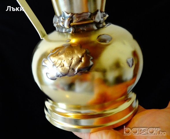 Дизайнерска бронзова кана за вино 1.5 литра. , снимка 6 - Антикварни и старинни предмети - 21248661