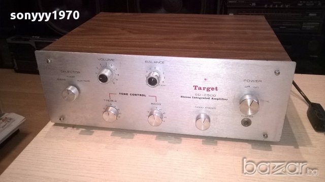 Target sd-2500-retro amplifier-stereo-внос швеицария, снимка 4 - Ресийвъри, усилватели, смесителни пултове - 15549712